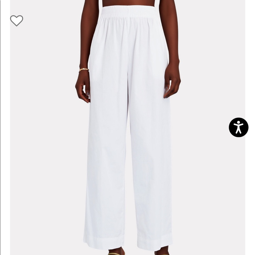 NWT SWF Straight-Leg Cotton Pants - Picture 2 of 8